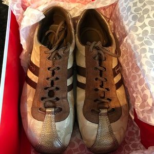 Coach Brown Bronze Kate Sneakers